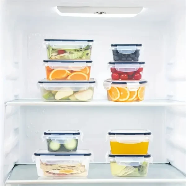 12pcs Food Airtight Container Lunch Box Set – Microwave Safe - Image 5