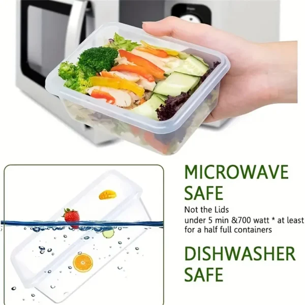 12pcs Food Airtight Container Lunch Box Set – Microwave Safe - Image 6