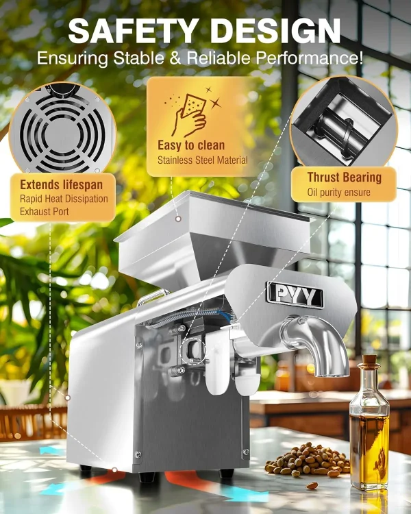 Oil Press Extractor Machine – Automatic Electric Oil Maker for Home & Commercial Use - Image 5