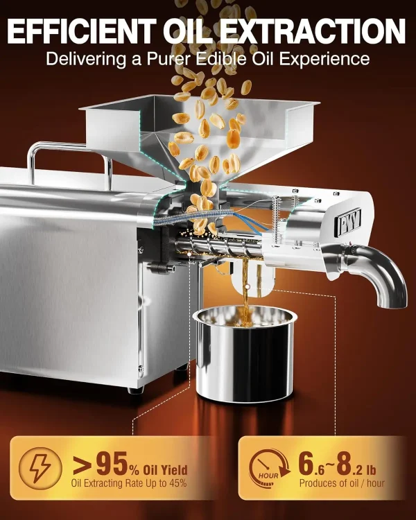 Oil Press Extractor Machine – Automatic Electric Oil Maker for Home & Commercial Use - Image 2