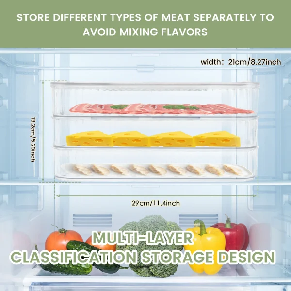 Deli Meat Container for Fridge – Organizers and Storage - Image 6